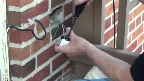 how to install outdoor metal electric box|add outdoor outlet to existing.